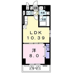 スカイブルーレジデンス横浜の物件間取画像